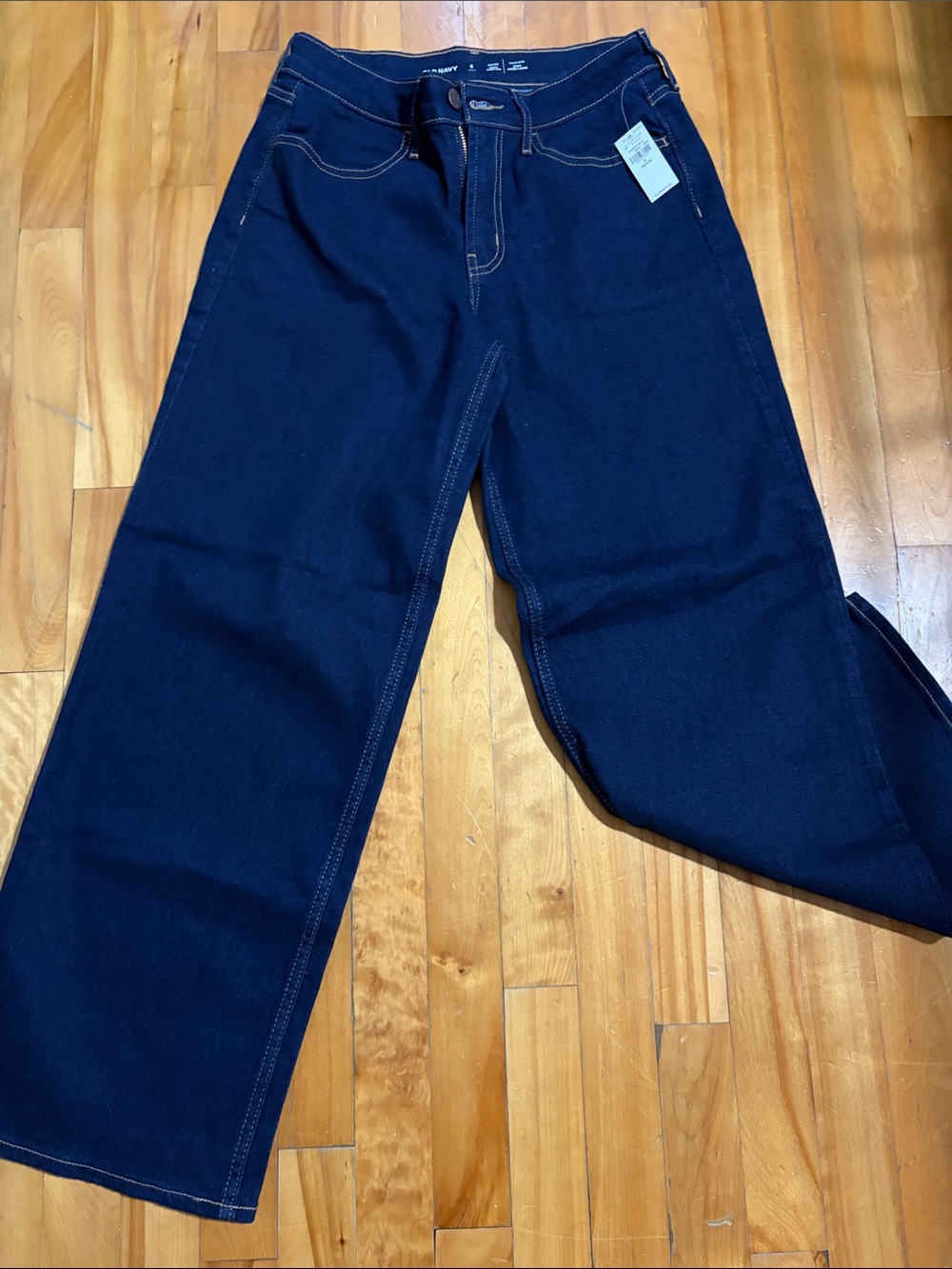 Old Navy Women’s Navy high rise WOW Wide-Leg Jeans NWT